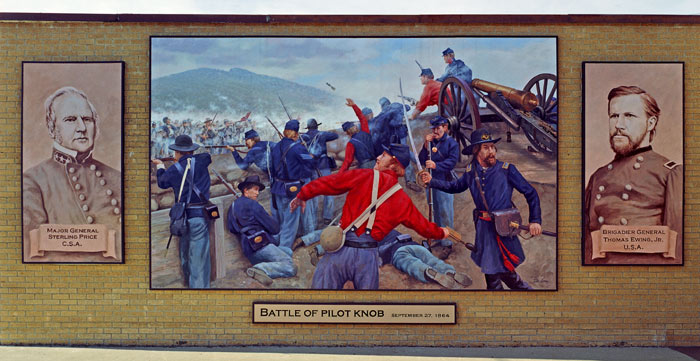 Pilot Knob Civil War Mural