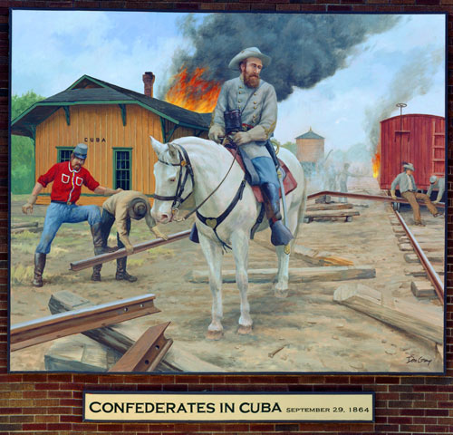 Confederates in Cuba Civil War Mural