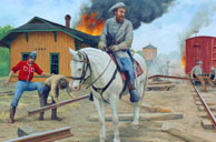Civil War Mural Cuba MO