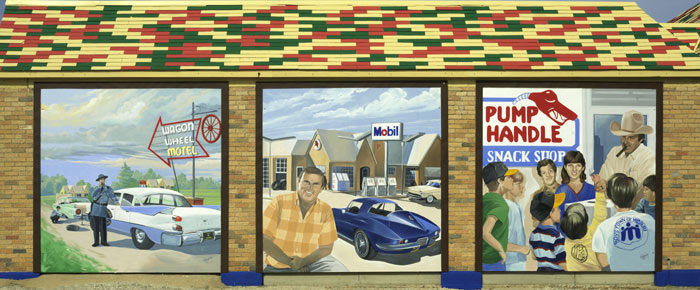 Amelia Earhart Mural