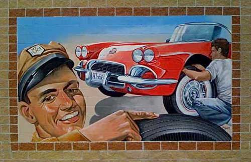 My Place Tires Mural Cuba, MO